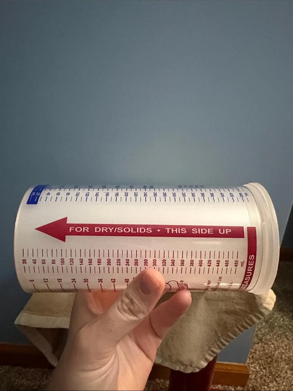 The Pampered Chef Clear Measuring Cup for Solids and Liquids